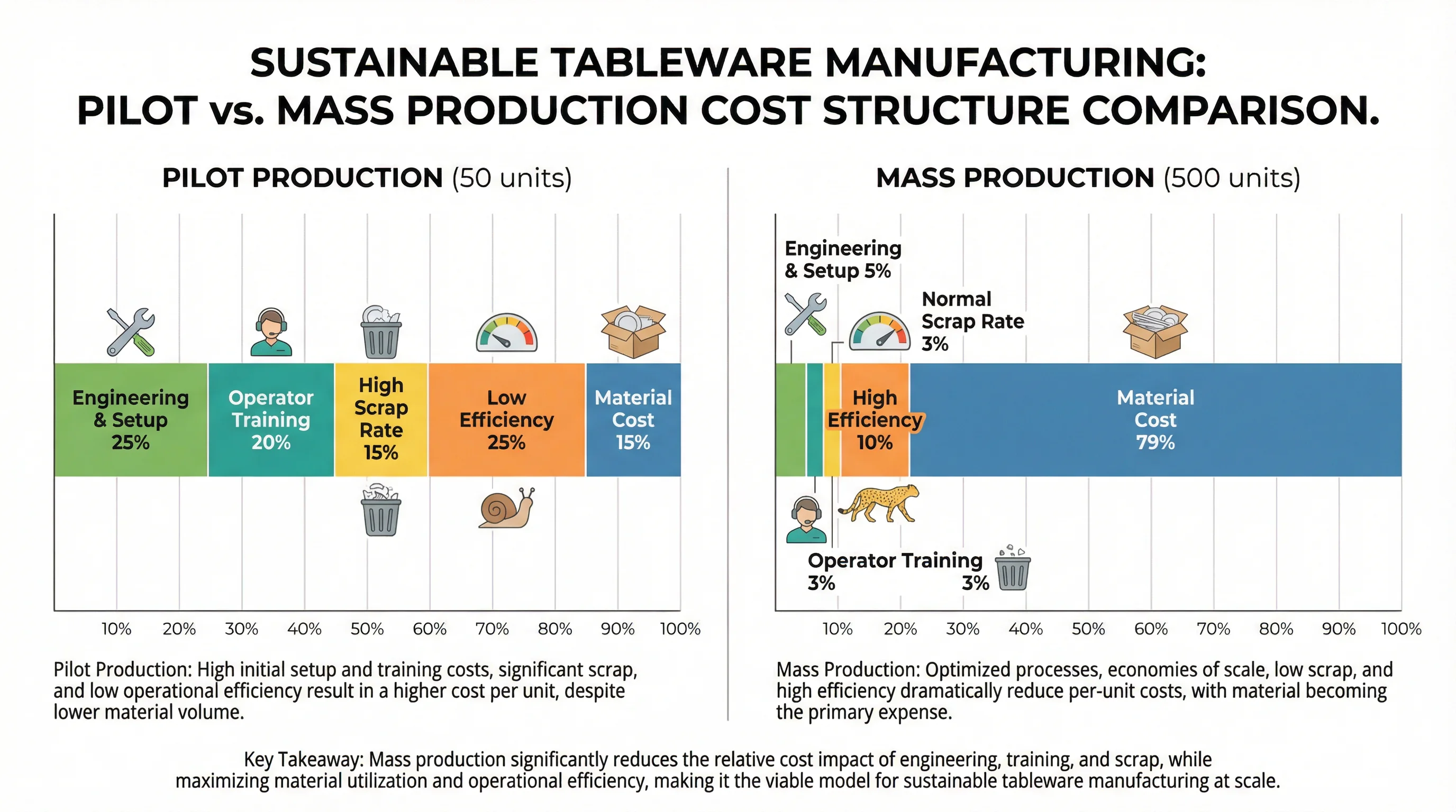 為什麼工廠願意試產 50 件,正式量產卻要 500 件起訂?